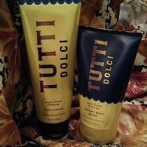 Bath& Body Works Tutti Dolci Body Cream & Wash